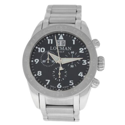 Locman Isola D`elba Titanium Ref. 460 Men`s Chronograph Quartz 43MM Watch
