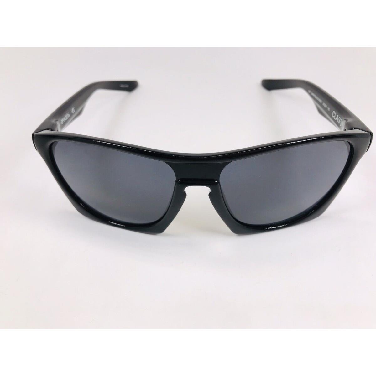 Dragon Sunglasses Classy 001 Shiny Black with Grey Lenses