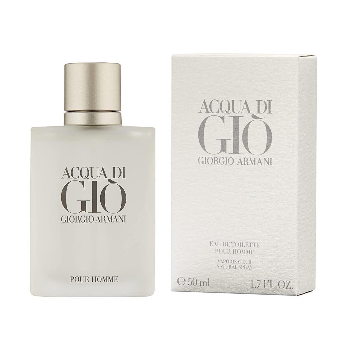 Acqua Di Gio by Giorgio Armani 1.7 oz / 50 ml Edt Spray For Men -100%