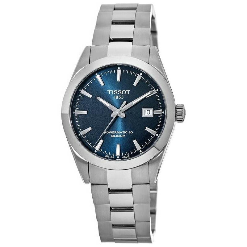 Tissot Gentleman Powermatic 80 Blue Dial Men`s Watch T127.407.11.041.00