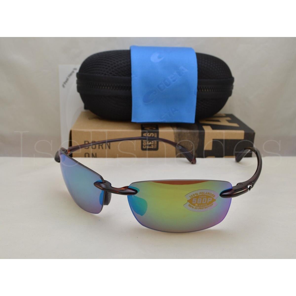 Costa Del Mar Ballast BA 10 Ogmp Tortoise with Green Mirror Lens