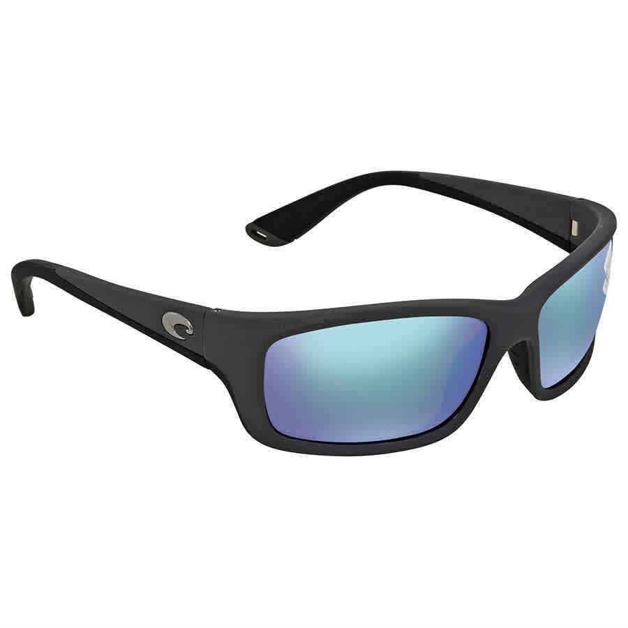 Costa Del Mar Jose Green Mirror Polarized Glass Men`s Sunglasses JO 98 Ogmglp 62 - Frame: Gray, Lens: Green