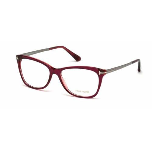 Tom Ford FT5353 075 Shiny Fuxia Eyeglasses