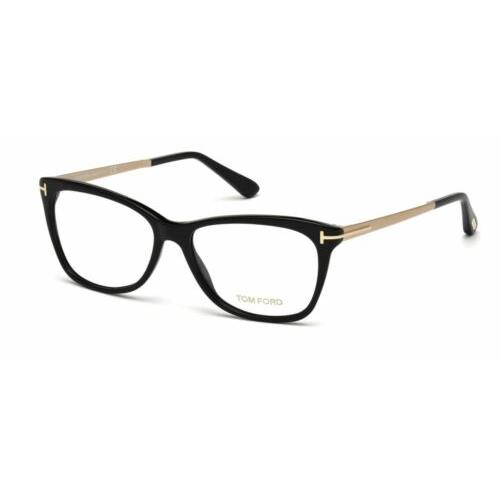 Tom Ford FT5353 001 Shiny Black Eyeglasses