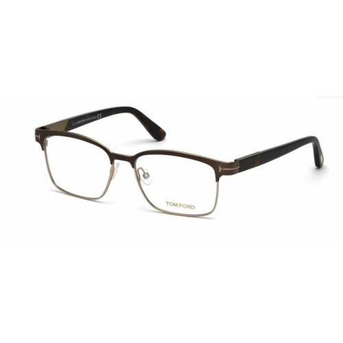 Tom Ford FT5323 048 Shiny Dark Brown Eyeglasses