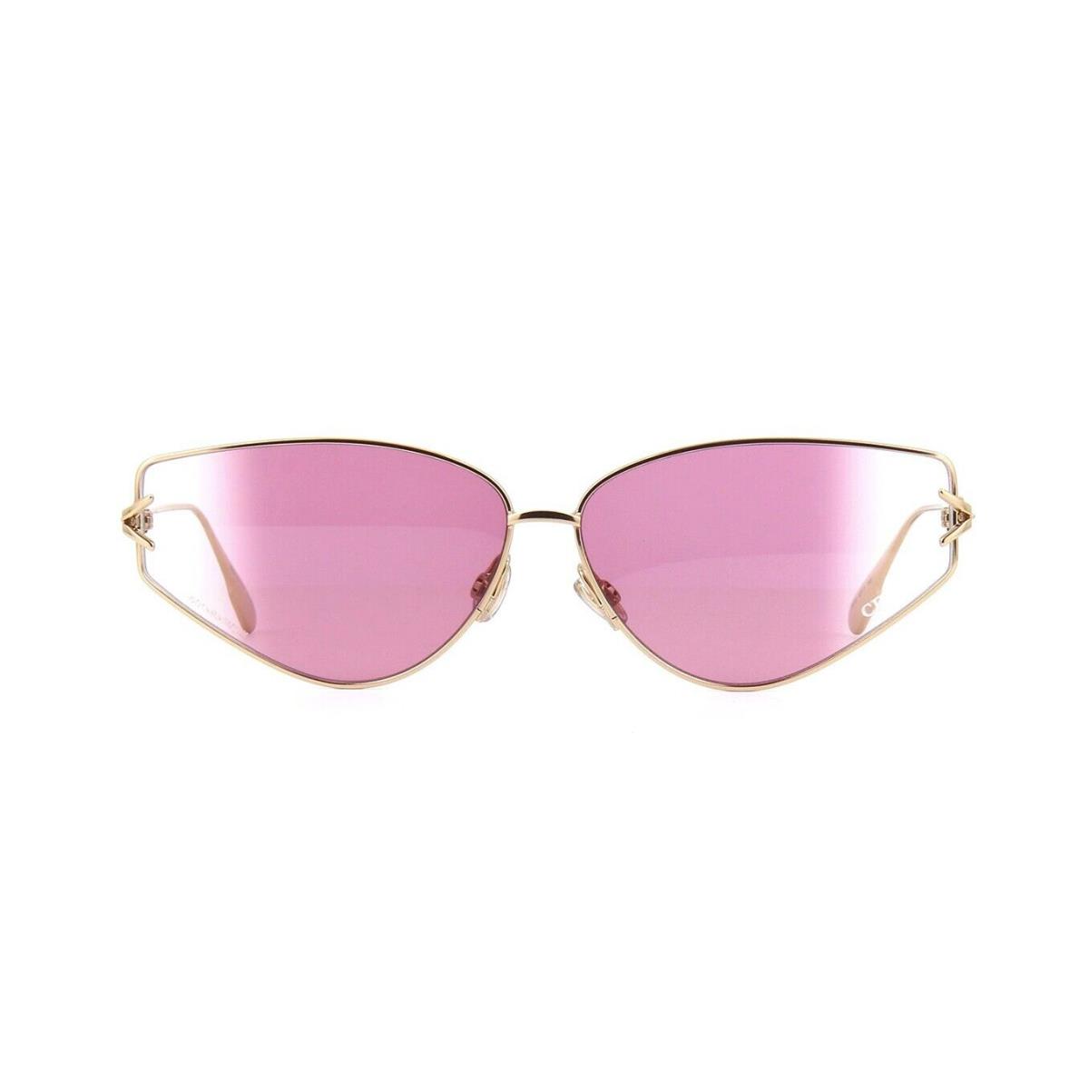 Dior Gipsy 2 Rose Gold/pink Fade Mirror 000/9R Sunglasses