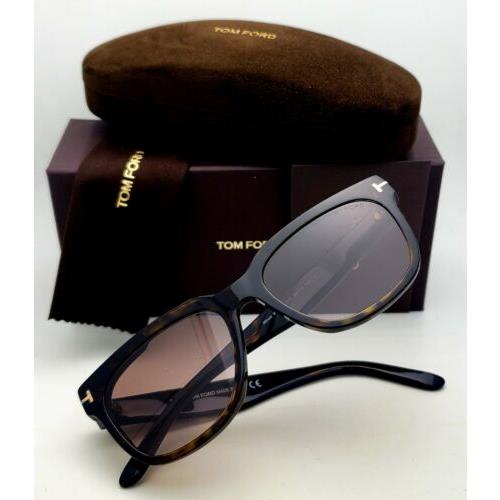Tom Ford sunglasses RHETT - Brown , TORTOISE / HAVANA Frame, Brown Gradient Lens 9