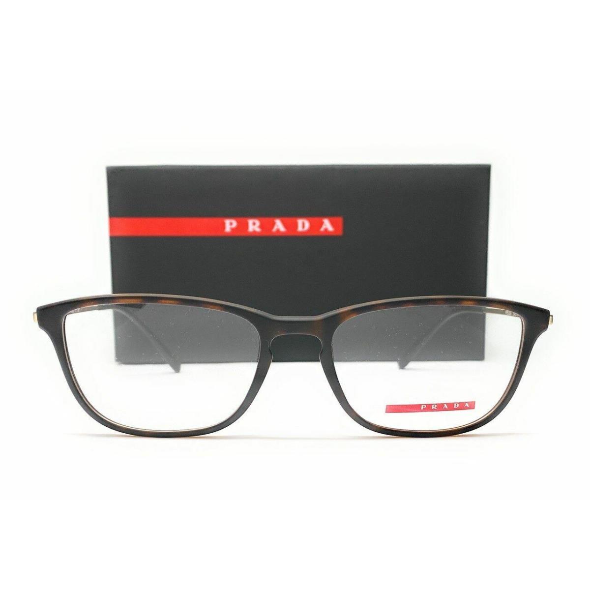 Prada Linea Rossa PS 05IV U611O1 Havana Men`s Square Eyeglasses 54 mm