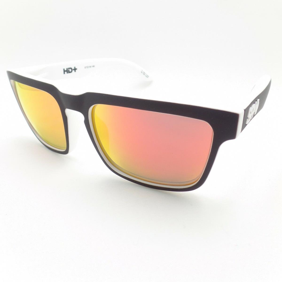 Spy Optics Helm Hd+ Matte Black Whitewall Red Spectra Sunglasses