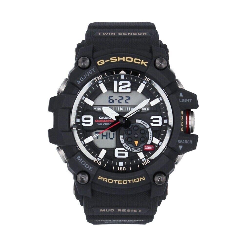 Casio G-shock GG-1000-1A GG-1000 Men Quartz Master OF G Land Mudmaster Black - Dial: Black, Band: Black, Bezel: Black