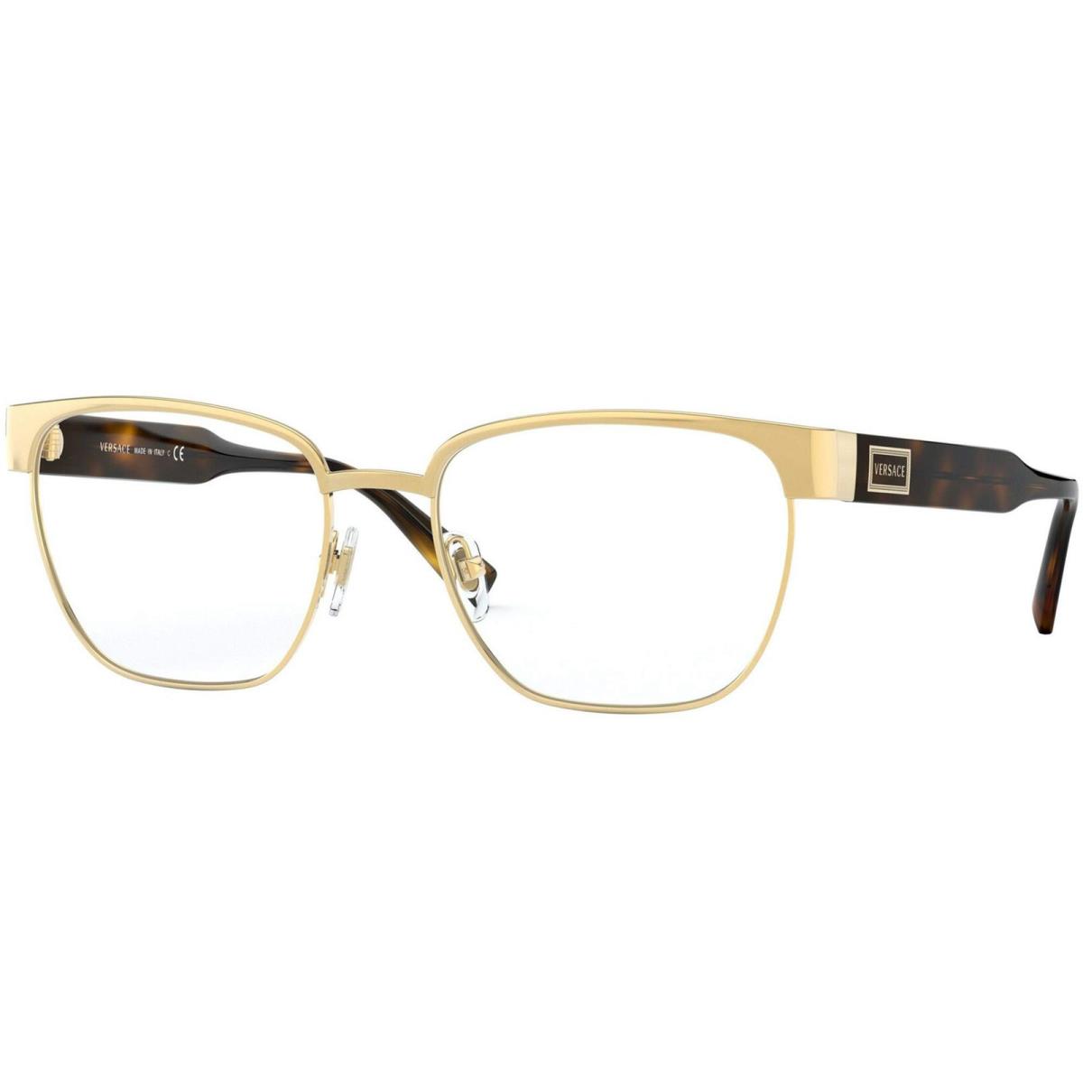 Versace VE 1264 1460 54mm Gold Metal Square Eyeglasses