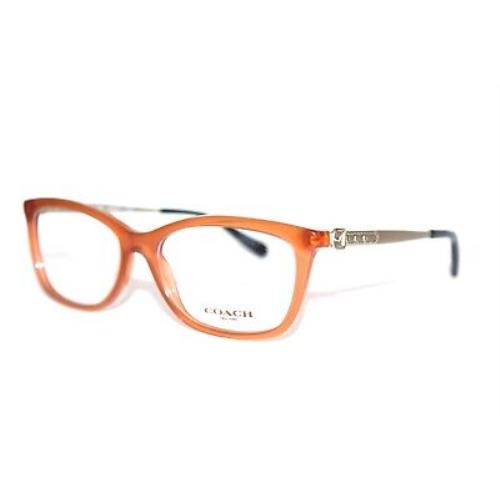 Coach HC 6114 5502 Brown Gold Eyeglasses Womens RX 51-16-140