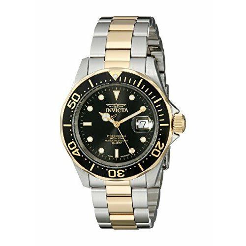 Invicta Pro Diver Two-tone Dial Stainless Steel Quartz Mens Watch 9309