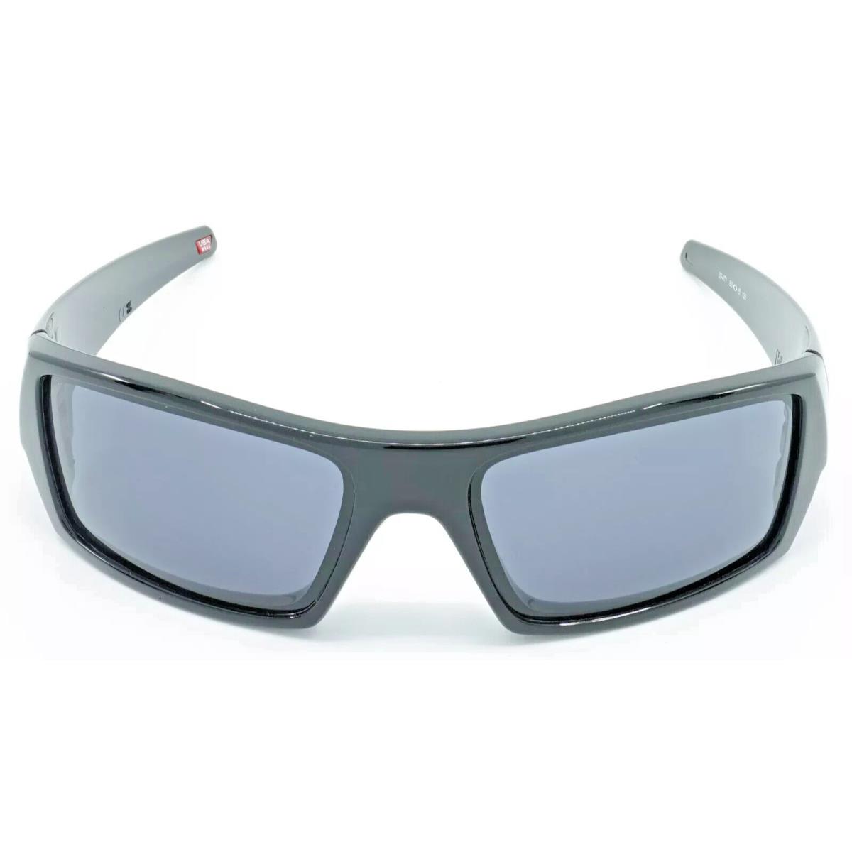 Mens Oakley Gascan Sunglasses Polished Black Frame w/ Grey Lens 03-471 OO9014 - Frame: Black, Lens: Gray