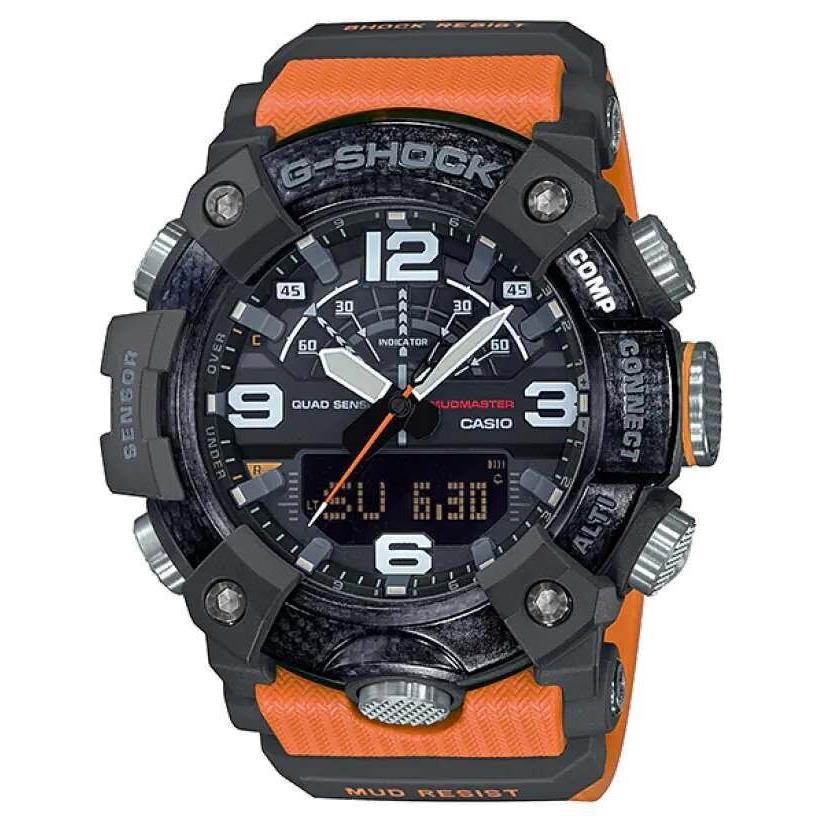 Casio GG-B100-1A9 Orange Mudmaster Carbon Core Watch - Orange