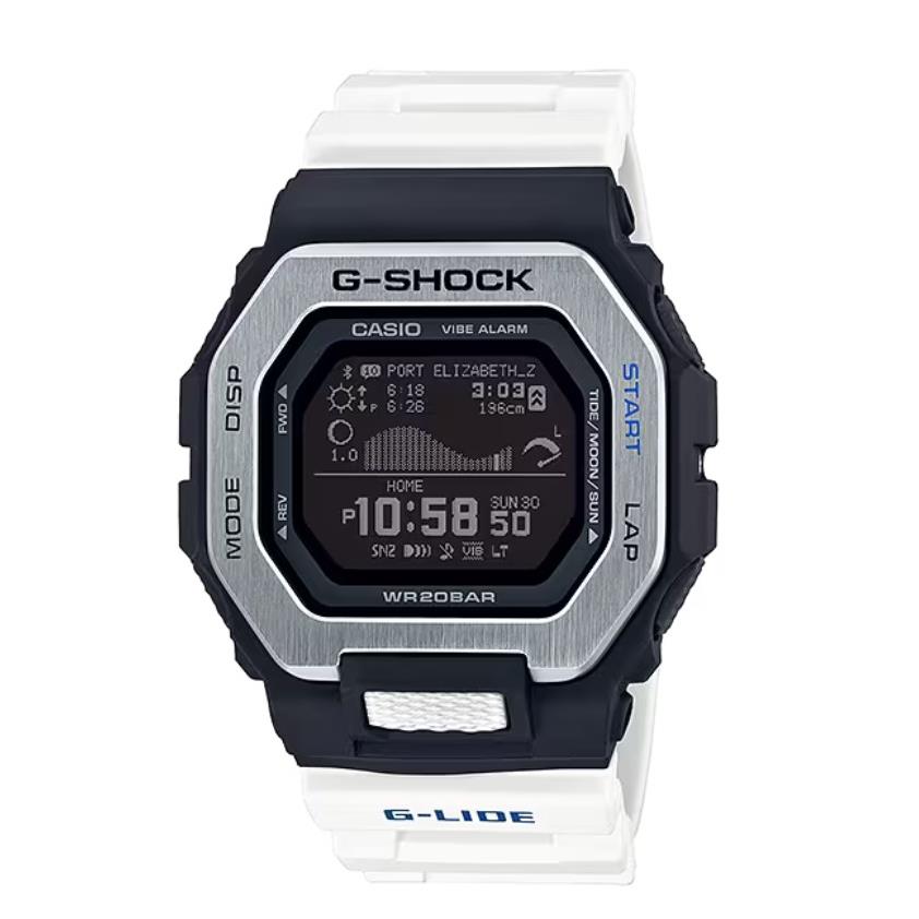 G-shock Casio G-lide Step Tracker Graph White Men Watch GBX100-7