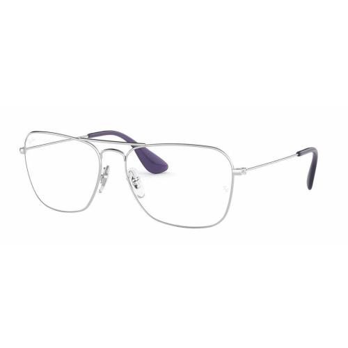 Ray Ban Eyeglasses RB3610V 2501 Silver Frames Rx-able 58MM ST