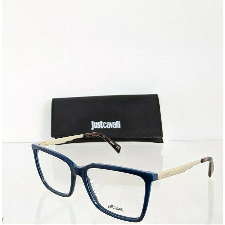 Just Cavalli Eyeglasses JC 0813 092 Blue Gold Frame JC813