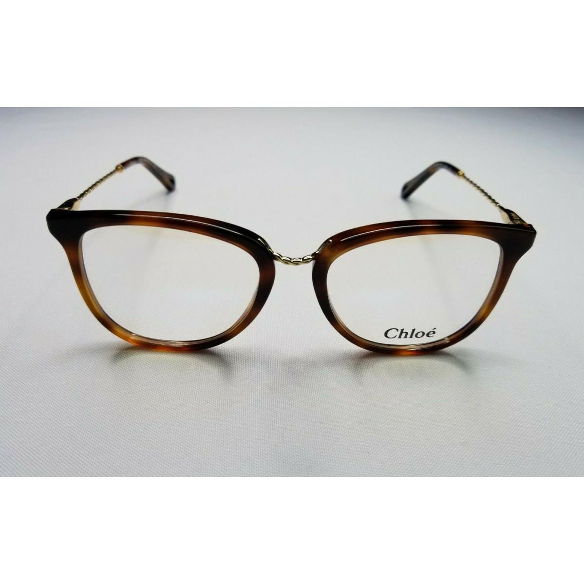 Chloe CE2731 218 Havana Gold Optical Frame Made IN Italy Eyesize 53-18-140