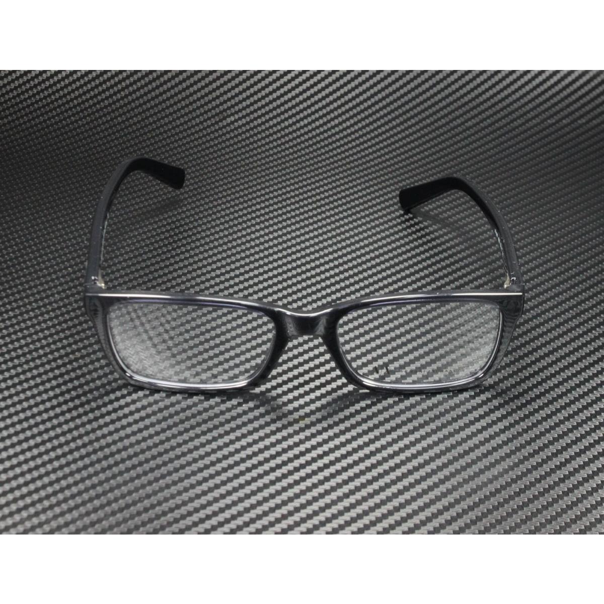 Armani Exchange AX3007 8005 Grey Transparent Demo Lens 53 mm Men`s Eyeglasses