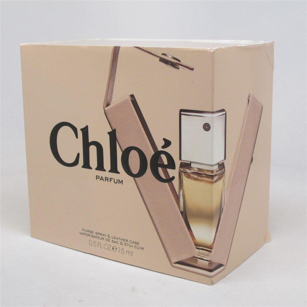 Chloe by Chloe 15 Ml/ 0.5 oz Parfum Purse Spray w/ Leather Case