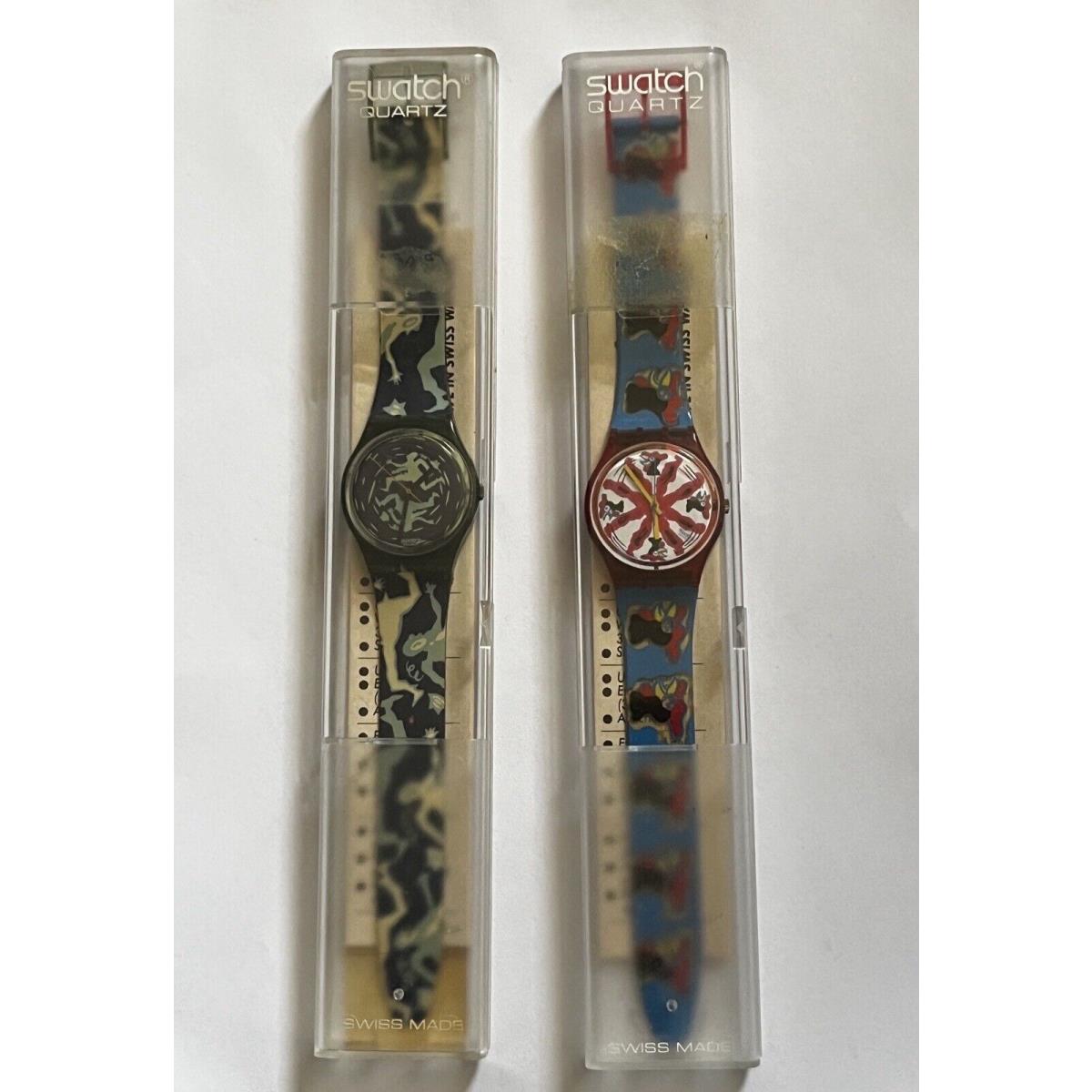 Swatch Crash GG111 Swatch Chiccirchi GR112 Artist Massimo Giacon