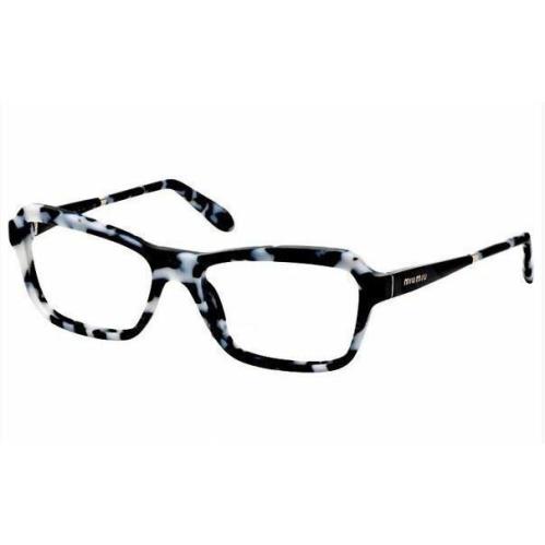 Miu Miu Eyeglasses VMU02N PC7-1O1 White Havana Black Frames Rx-able 52MM