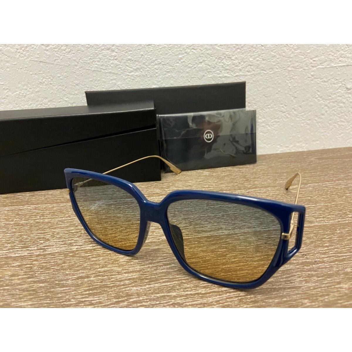 Dior Diordirection 3F Women`s Sunglasses Pjp 84 Blue / Blue Yellow Gradient