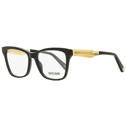 Roberto Cavalli Rectangular Eyeglasses RC5089 001 Black/gold 53mm 5089