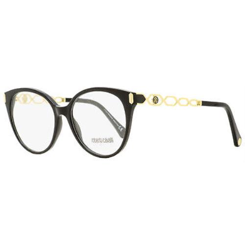 Roberto Cavalli Oval Eyeglasses RC5112 001 Black/gold 53mm 5112