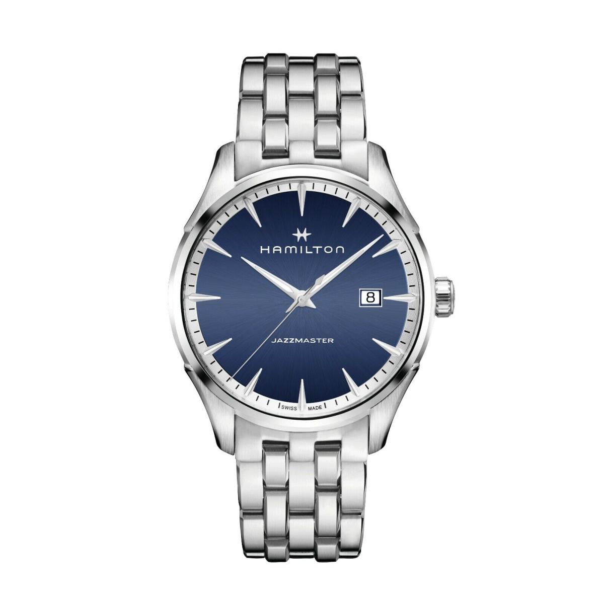 Hamilton Mens Jazzmaster Blue Dial H32451141