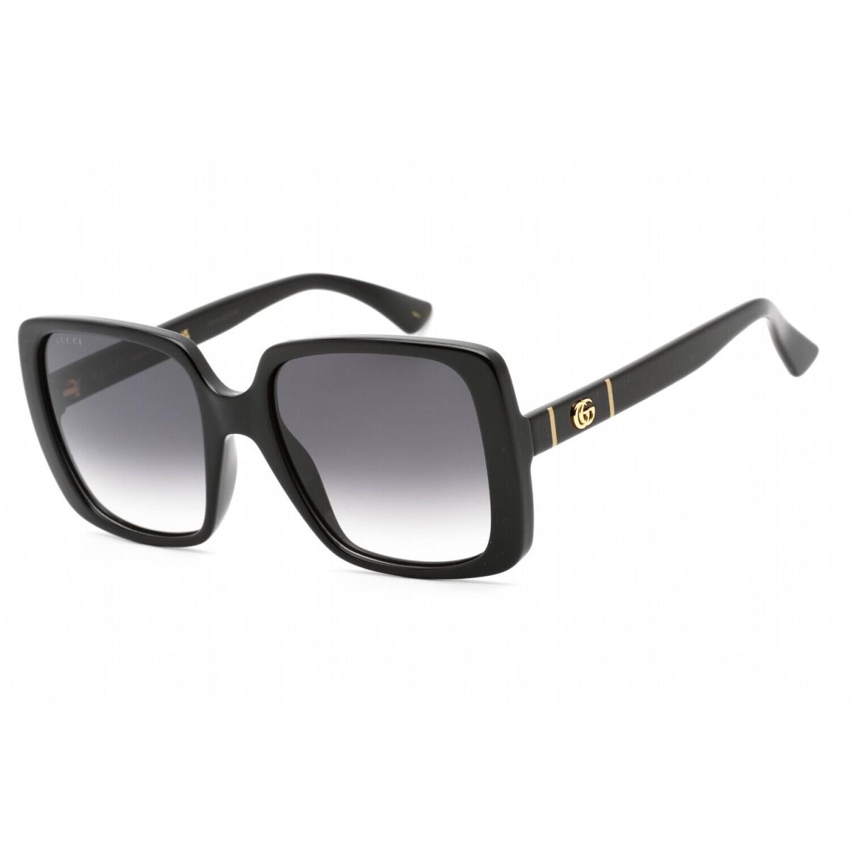 Gucci GG0632S Sunglasses Black Grey Gradient Square 56mm