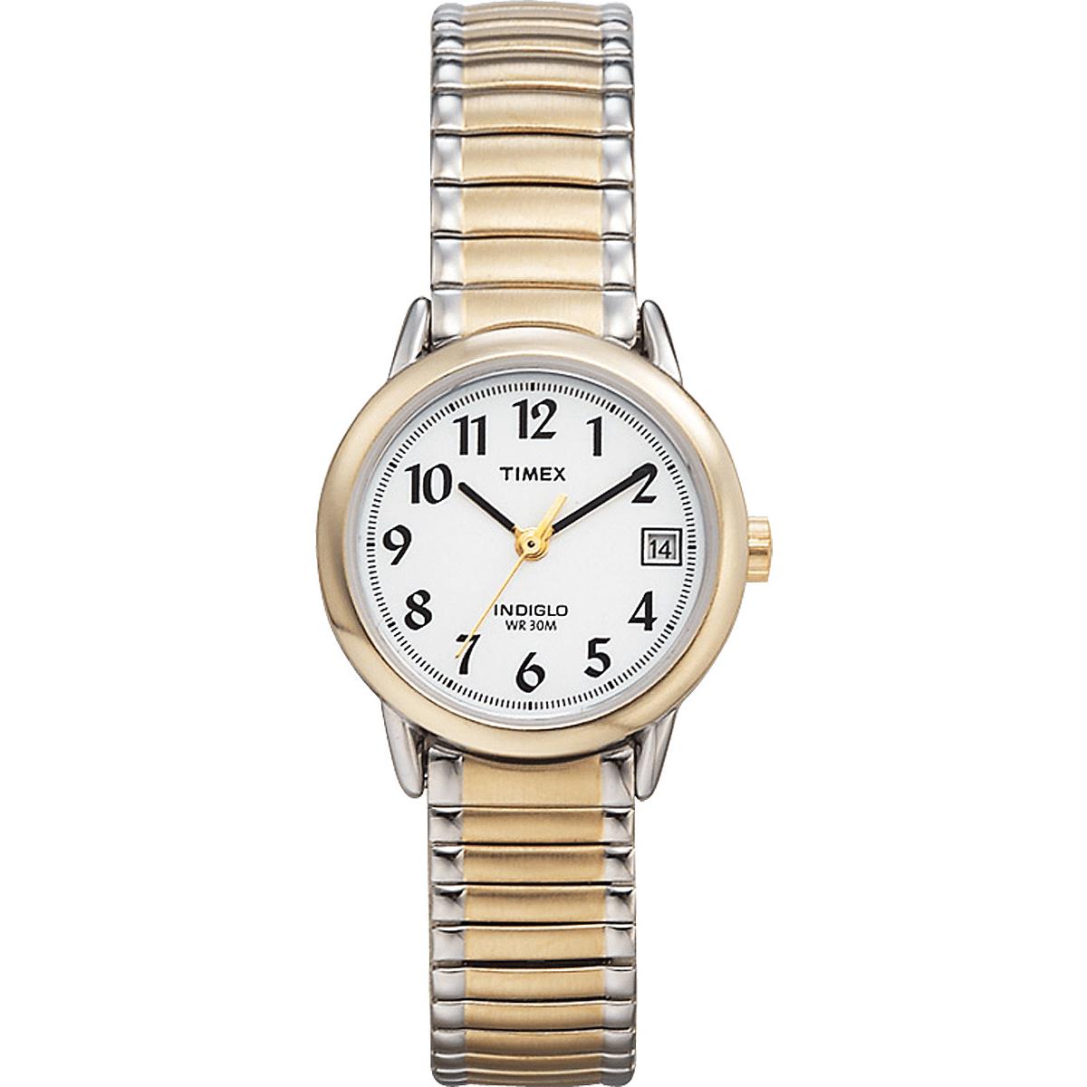 Timex T2H491 Women`s Easy Reader Two-tone Stainless Steel Expansion Band Watch