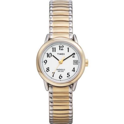 Timex T2H491 Women`s Easy Reader 2-Tone Expansion Watch Indiglo Date