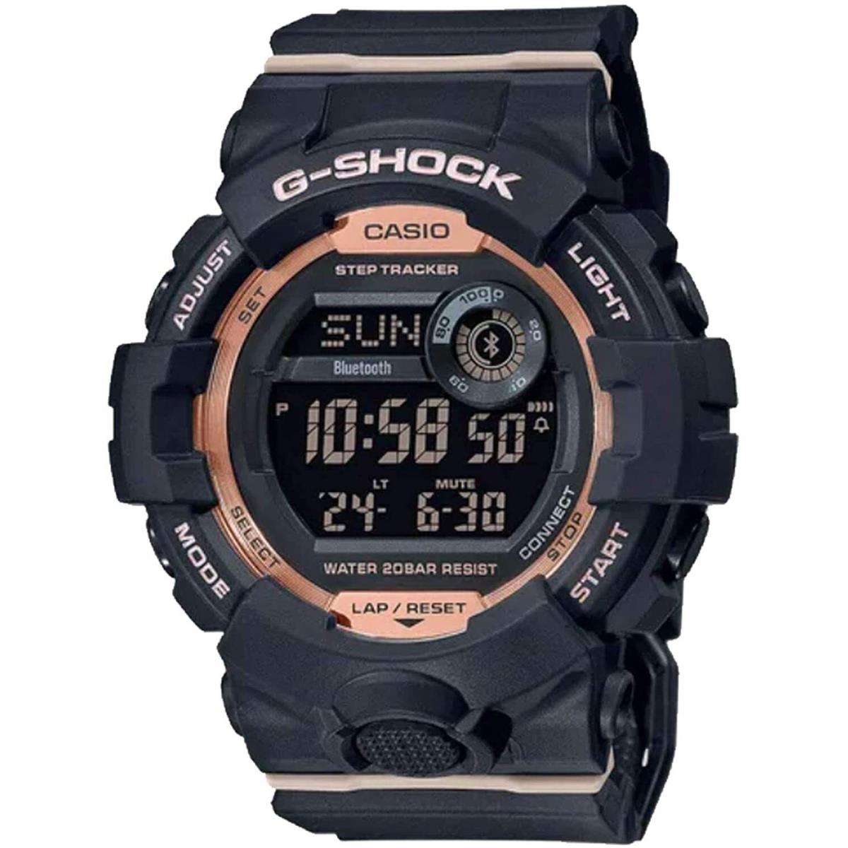 Casio G-shock Bluetooth Digital Watch Matte Black Resin GMDB-800-1 / GMDB800-1 - Black Band