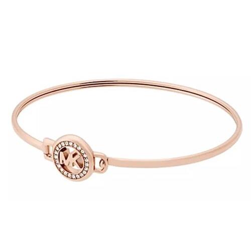 Michael Kors MKJX6521791 Exclusive Rose Gold Logo Bracelet