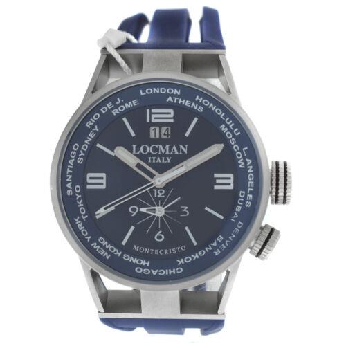 Locman Montecristo Ref. 508 Gmt World Time Titanium Men`s Quartz 44MM Watch