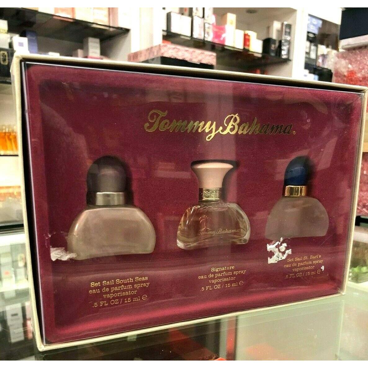 Tommy Bahama Fragrance Collection Eau De Parfum Spray x3 15ml Each