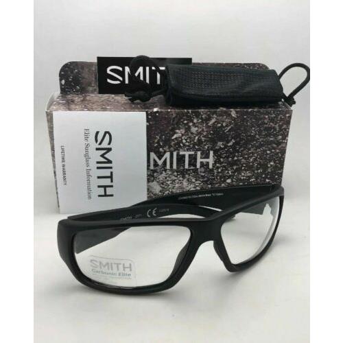 Smith Optics Eyeglasses Discord Tactical Matte Black w/ Clear Ansi Z87