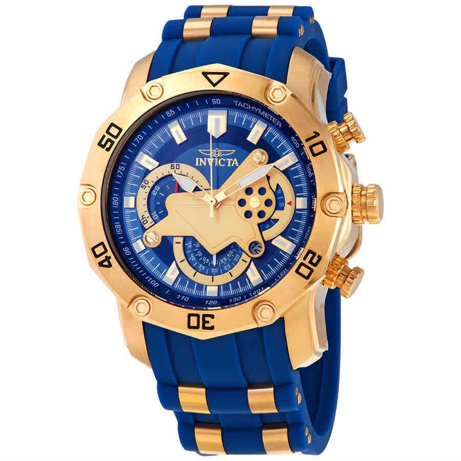 Invicta Pro Diver Chronograph Blue Dial Men`s Watch 22798