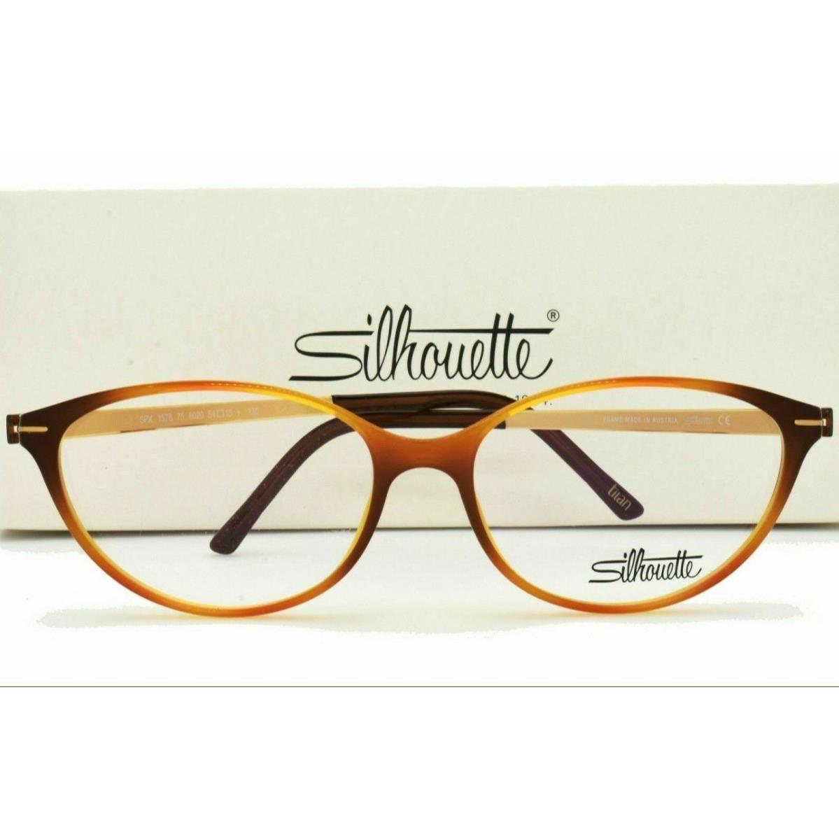 Silhouette eyeglasses  - Havana Tortoise & Gold Frame 1