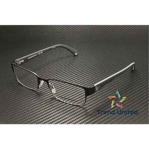 Emporio Armani EA1036 3109 Matte Black Demo Lens 53 mm Men`s Eyeglasses - Emporio  Armani eyeglasses - 027557487436 | Fash Brands
