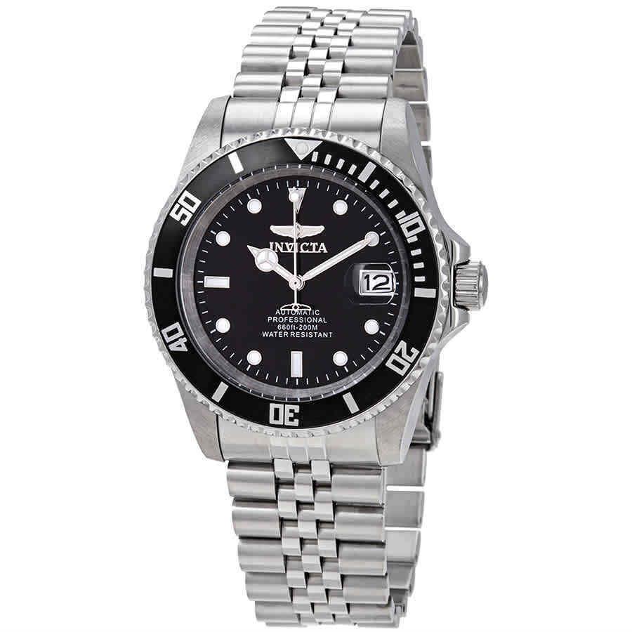 Invicta Pro Diver Automatic Black Dial Stainless Steel Men`s Watch 29178