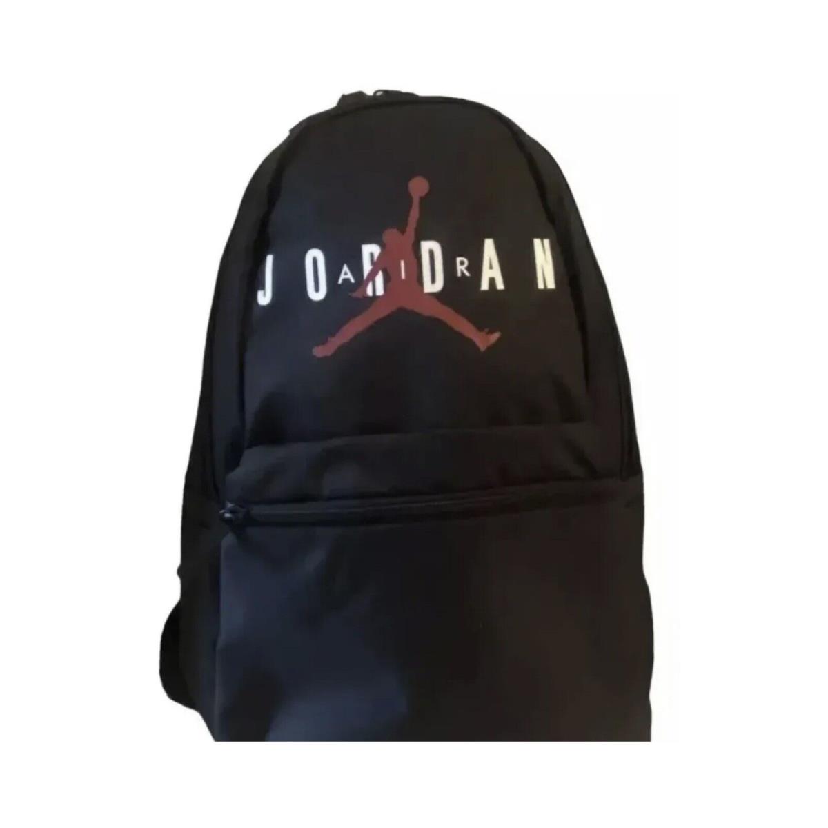 Nike Air Jordan Jumpman Logo Black Red 17.5 Backpack / Laptop 9A0462-023