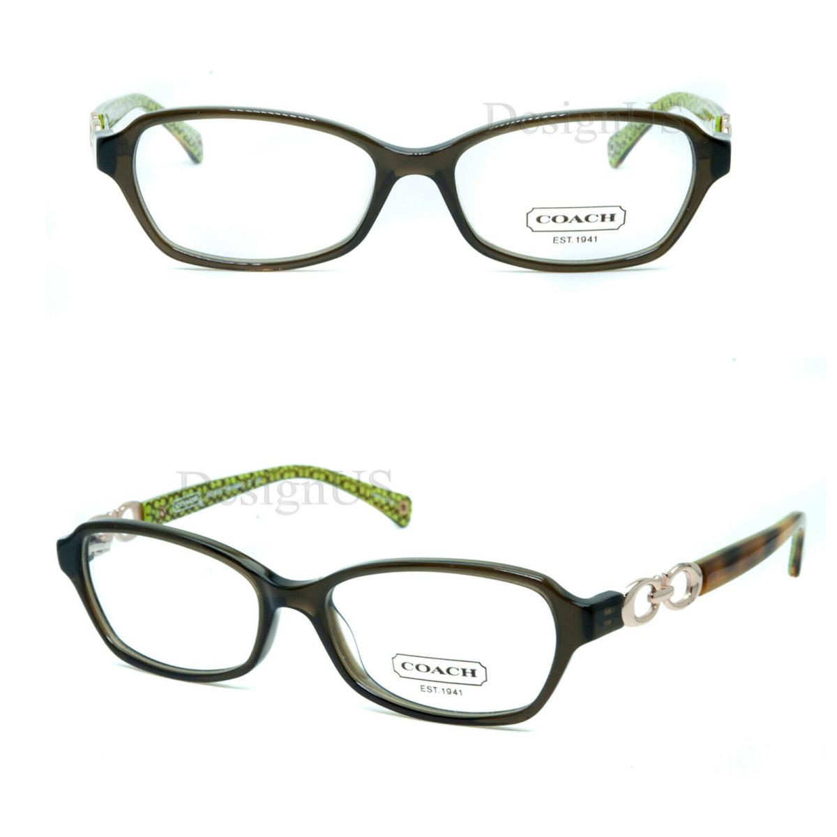 Coach HC6017 Vanessa 5036 Dark Olive Size 50/15/135 Eyeglasses