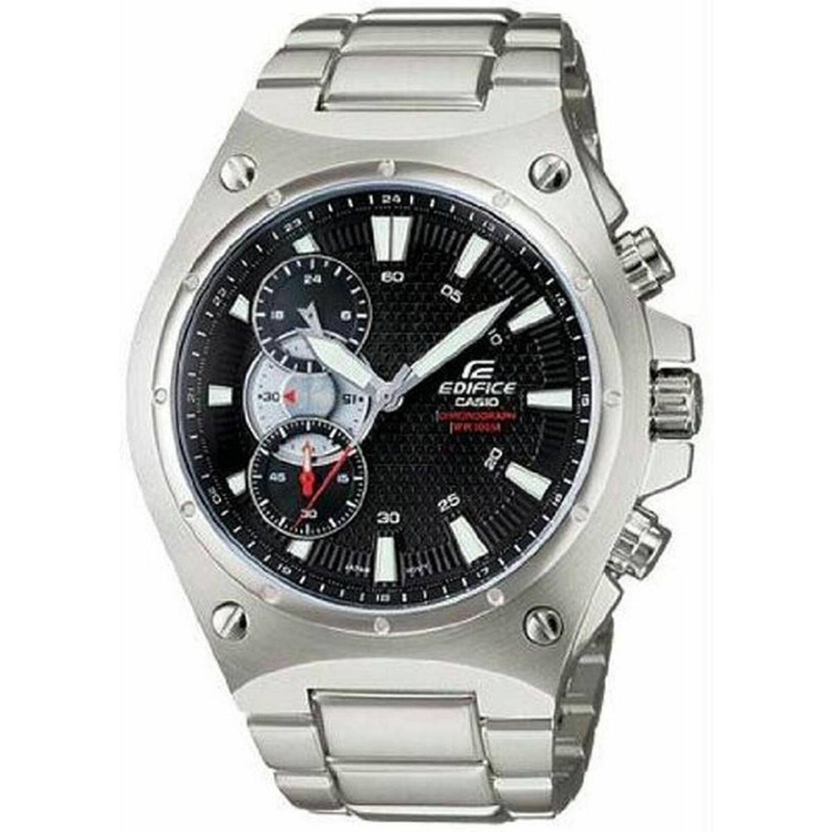 Casio Men`s Stainless Steel Edifice Quartz Chronomulti Hand EF537D-1A