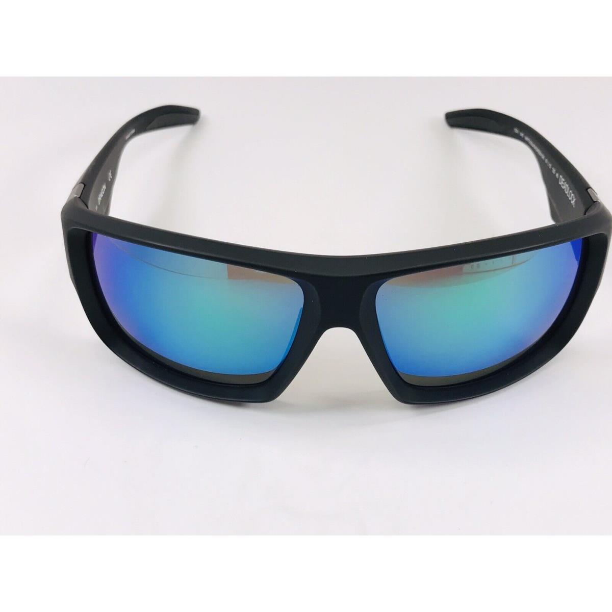 Dragon Sunglasses DR Deadlock Ion 045 Matte Black with Green Ion Lenses