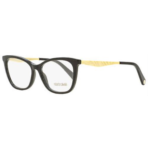 Roberto Cavalli Rectangular Eyeglasses RC5095 001 Black/gold 54mm 5095