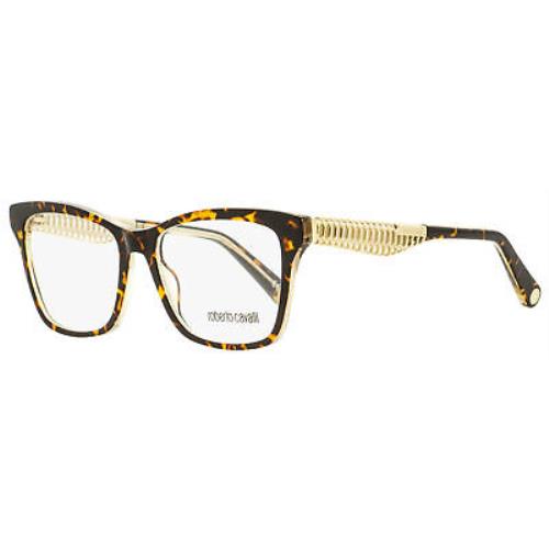 Roberto Cavalli Rectangular Eyeglasses RC5089 056 Dark Havana/gold 53mm 5089