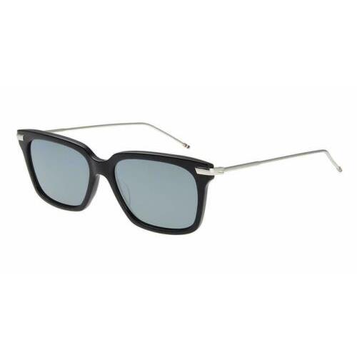 Thom Browne Sunglasses TB-701-H-NVY-SLV-53 Navy Sunglasses 53-19-150